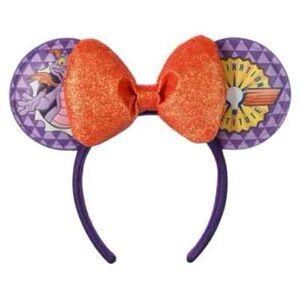 Purple and Orange Figment Ears Headband. Worn once, very good condition